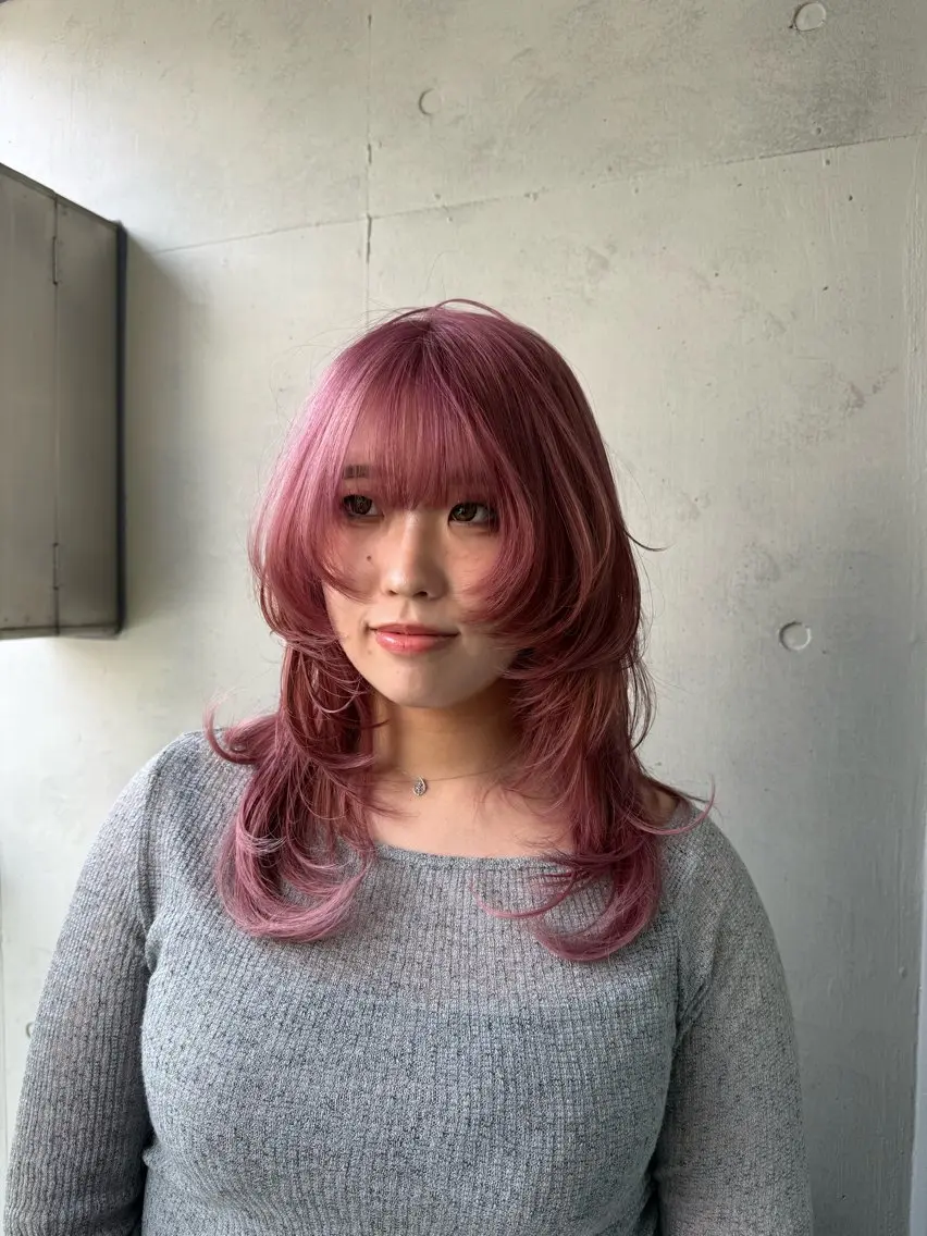 ロング カラー ヘアアレンジ カット トリートメント ヘッドスパ 艶髪/ボブモデル 募集🫧terukaのヘアスタイル