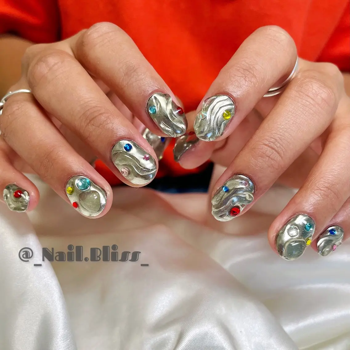 ネイル 持ち込み ハンドネイル NAIL BLISSのネイルデザイン