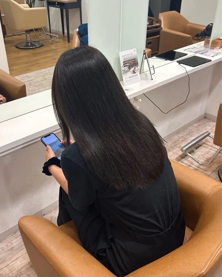 カラー オリーブカラー 渡辺 望愛のヘアスタイル