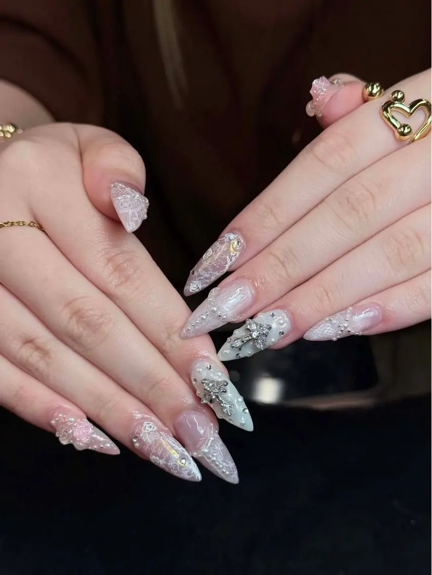 ネイル アートネイル フレンチネイル ジェルネイル 韓国ネイル マグネットネイル HAPPI NAIL 大国町のネイルデザイン
