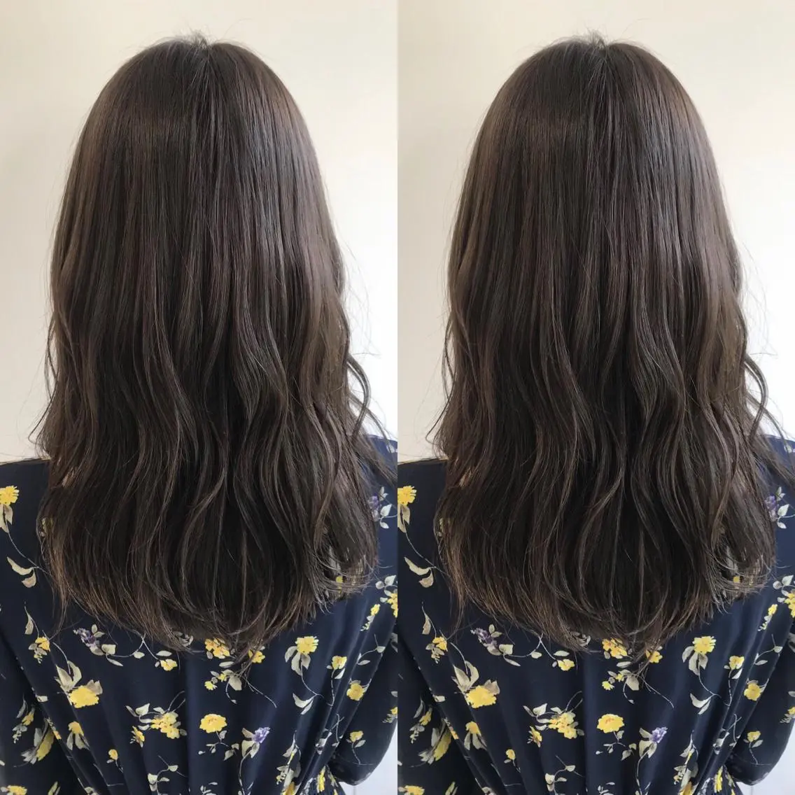 ミディアム カラー カット ヘアカラー 小栗 麻衣のヘアスタイル