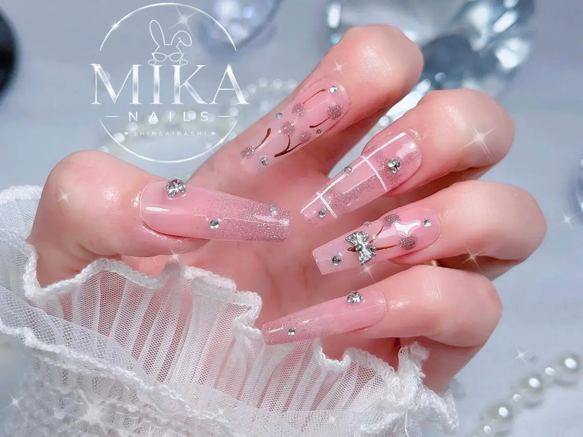 ネイル アートネイル チークネイル ドット フットネイル フレンチネイル ハンドネイル ちみ ちゃん mikaのネイルデザイン