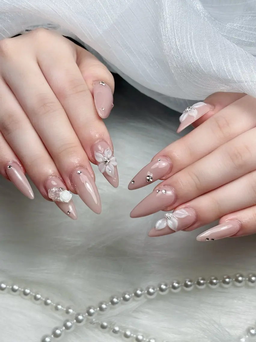 ネイル キラキラネイル 韓国ネイル マグネットネイル 夏ネイル ワンホンネイル ハンドネイル Sully Nail Labのネイルデザイン