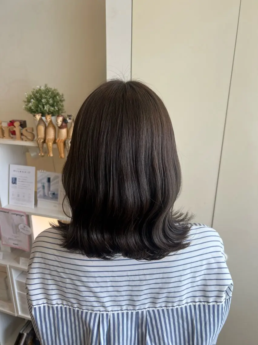 ミディアム ヘアカラー トリートメント 竹添 有梨沙のヘアスタイル