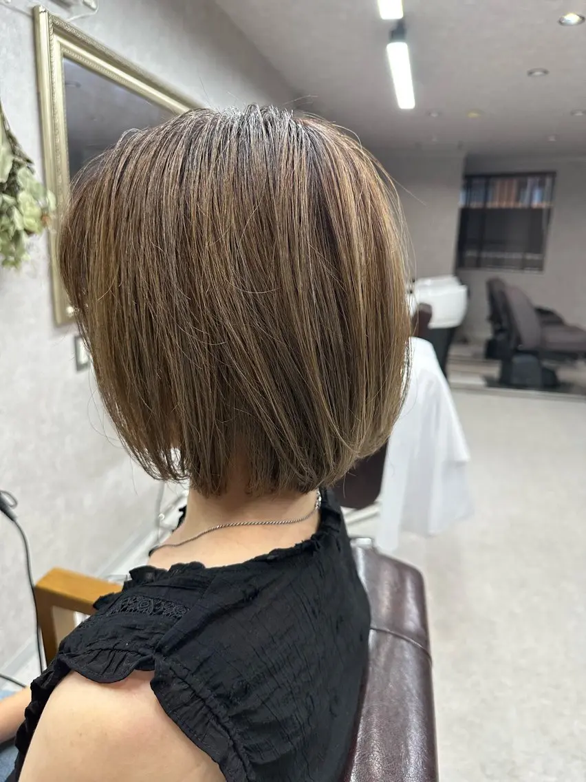 ショート カット ヘアカラー トリートメント Lien 深井店のヘアスタイル