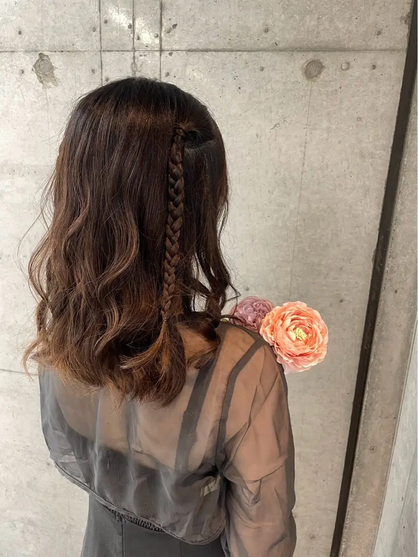 ヘアアレンジ ヘアセット 美髪× ヘアセット✨Araiのヘアスタイル