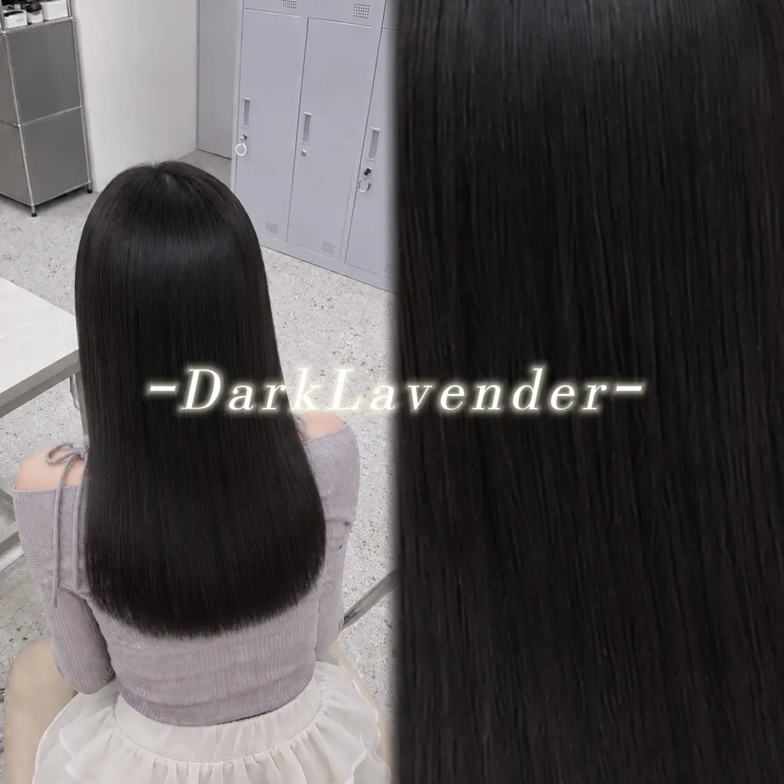 セミロング カラー 透明感カラー ディープラベンダー ラベンダーカラー 韓国風ヘア haru/COCO /大宮/カラーのヘアスタイル