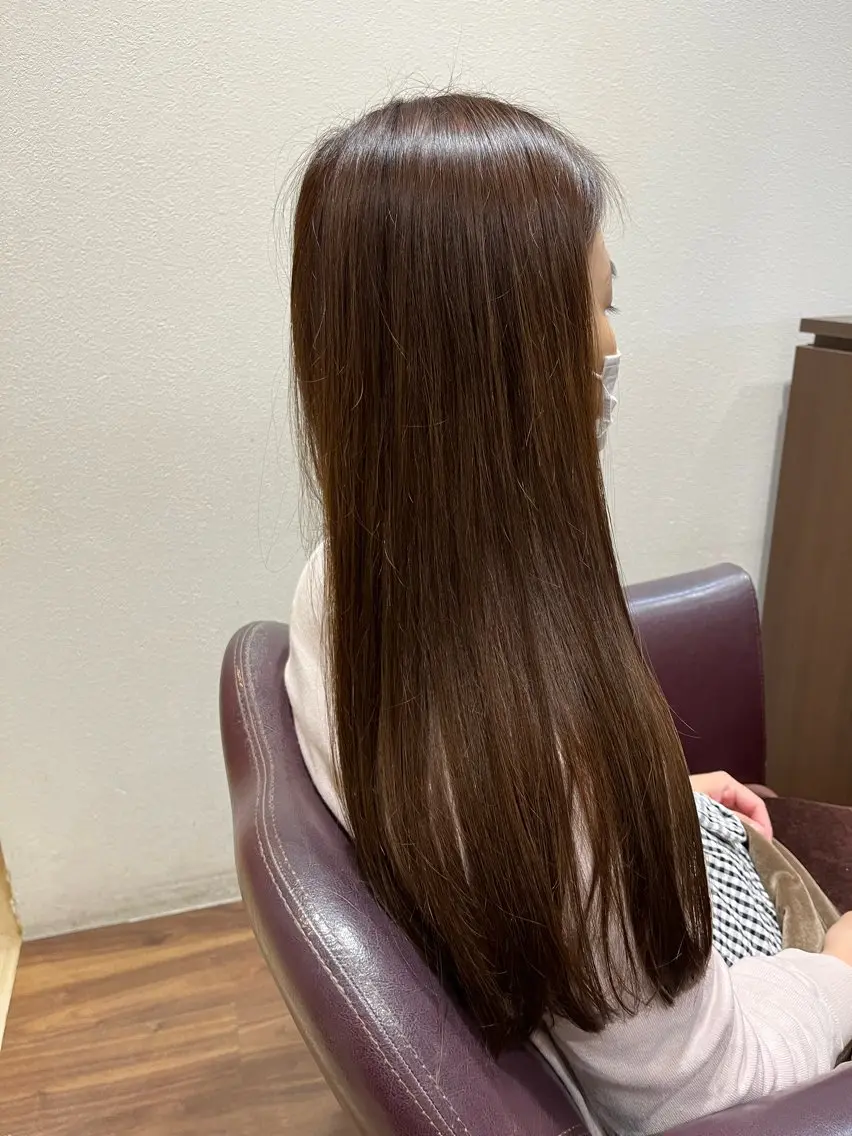 ロング 髪質改善 松崎 崇のヘアスタイル