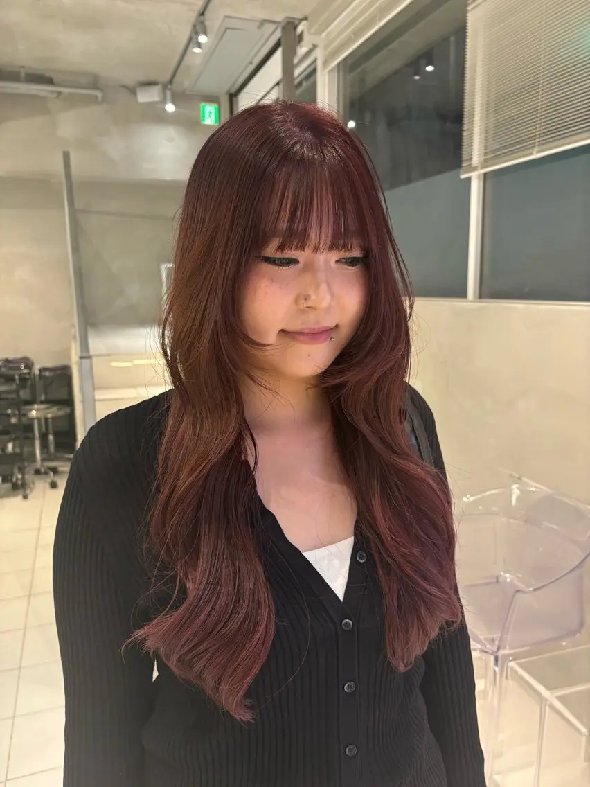 ロング カラー ヘアカラー モデル募集中🎆 YUA🧁🐩🧚のヘアスタイル