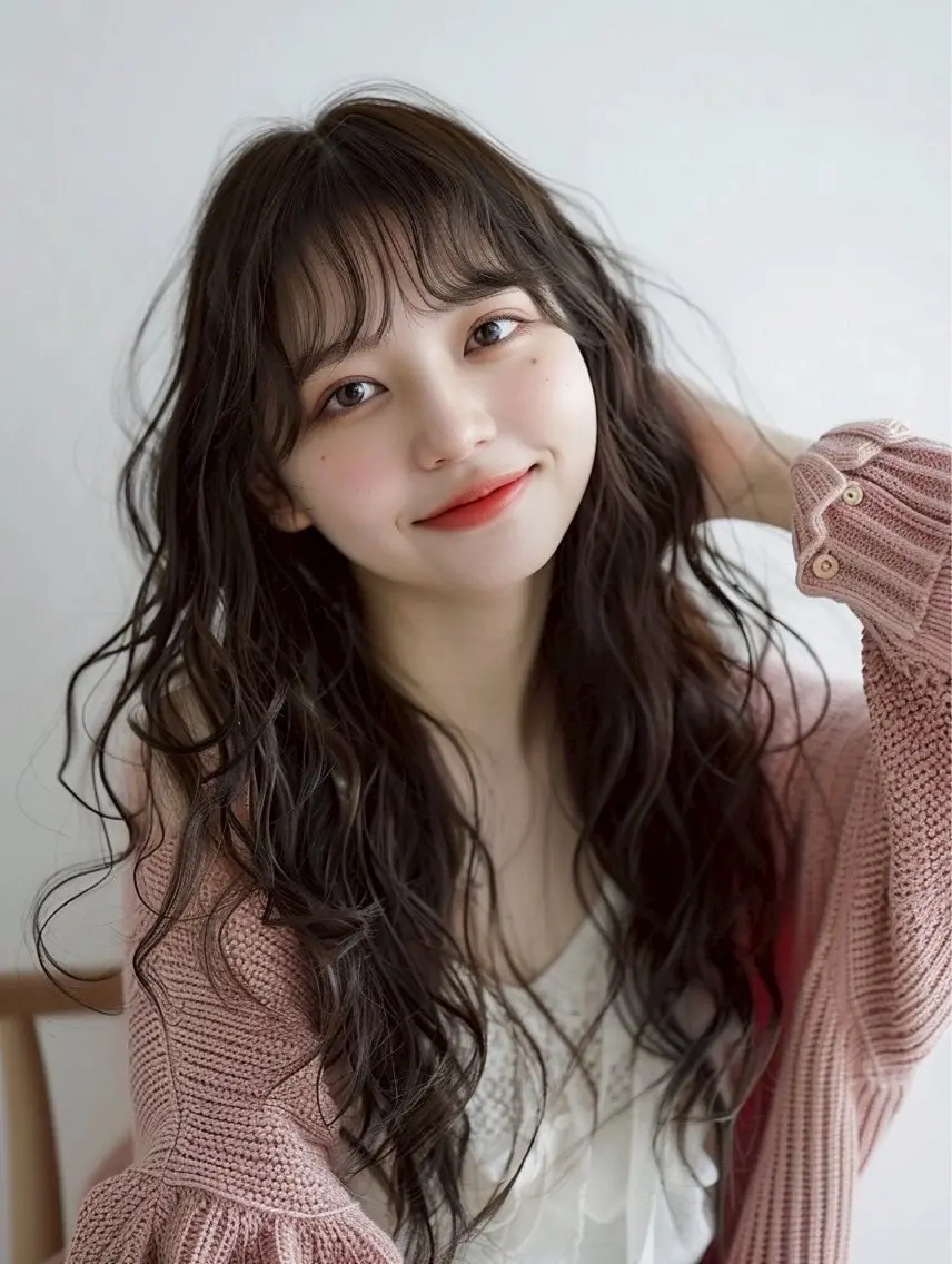 ロング MIO🍎ハイトーン /透明感カラーのヘアスタイル