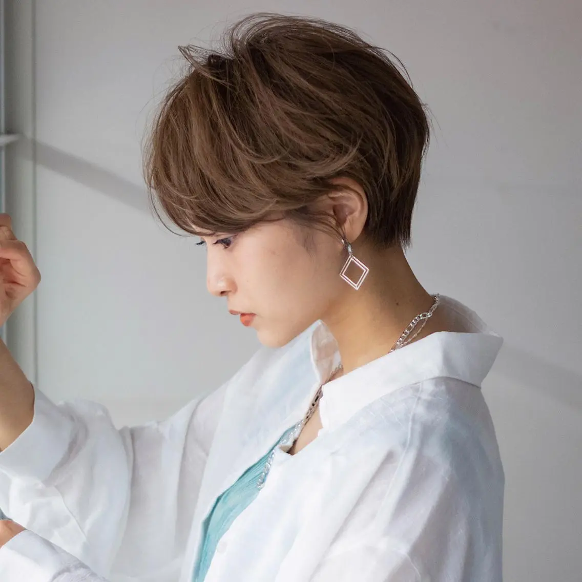ショート パーマ 浅沼 ゆいのヘアスタイル