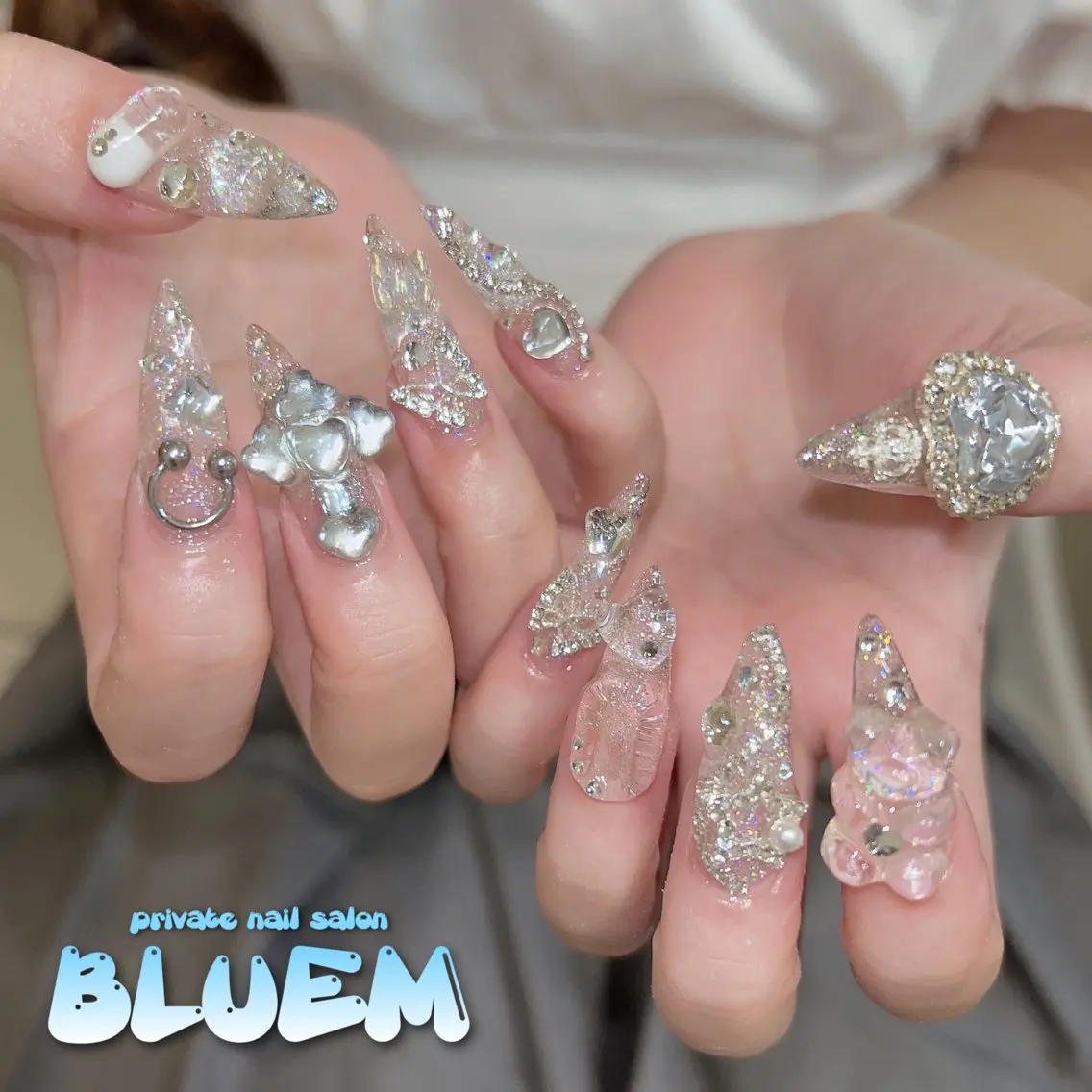 ネイル ハンドネイル BLUEM なな🐶のネイルデザイン