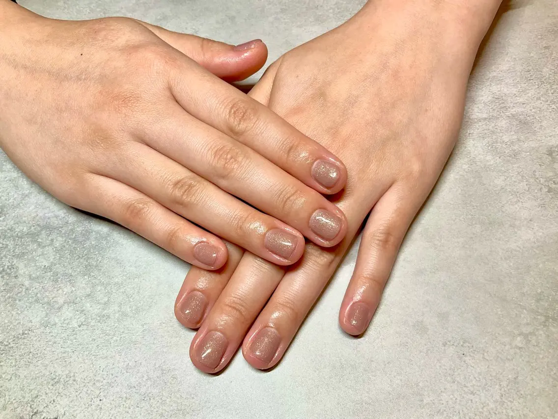 ネイル ラメ(グリッター) ハンドネイル ごとう れいこのネイルデザイン