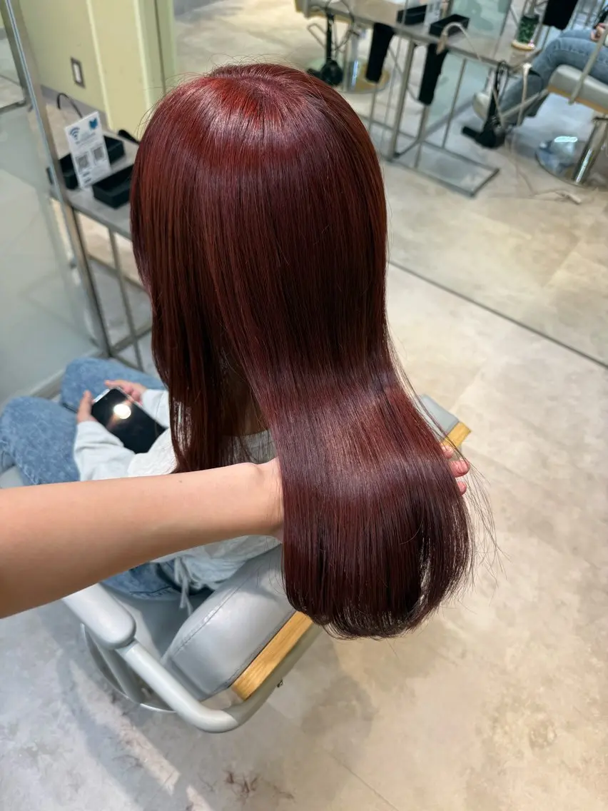 ロング カラー カット ヘアカラー トリートメント 伶風/ ボブのヘアスタイル