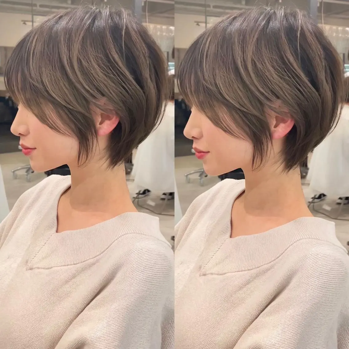 ショート レイヤー特化 渋谷美容師/れなのヘアスタイル