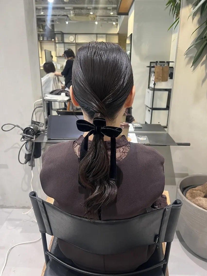 ロング ヘアアレンジ キッズ 子どものヘアアレンジ ヘアセット Matsunaga Rihoのヘアスタイル
