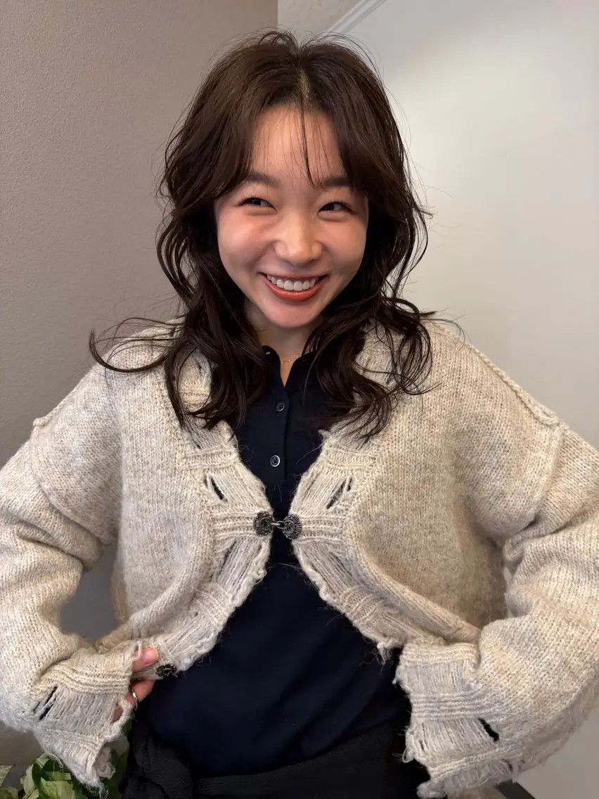 ロング カラー パーマ/透明感カラー 元町🌱takutoのヘアスタイル