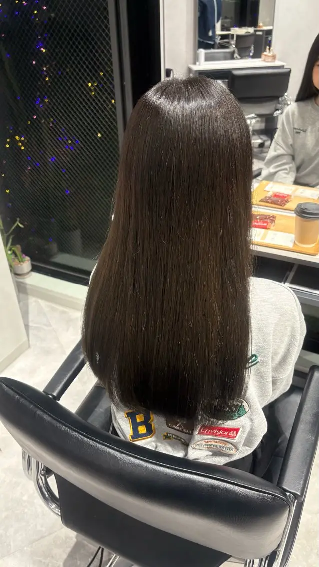 ロング カラー ヘアカラー トリートメント 彩華 🎀 西梅田美容室のヘアスタイル