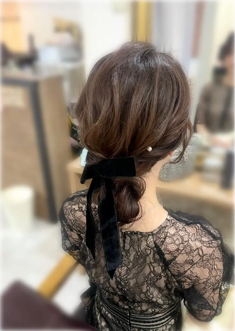 ロング ヘアアレンジ ヘアセット/まつ毛 /YUKIOUA⛄️の眉毛・アイブロウイメージ