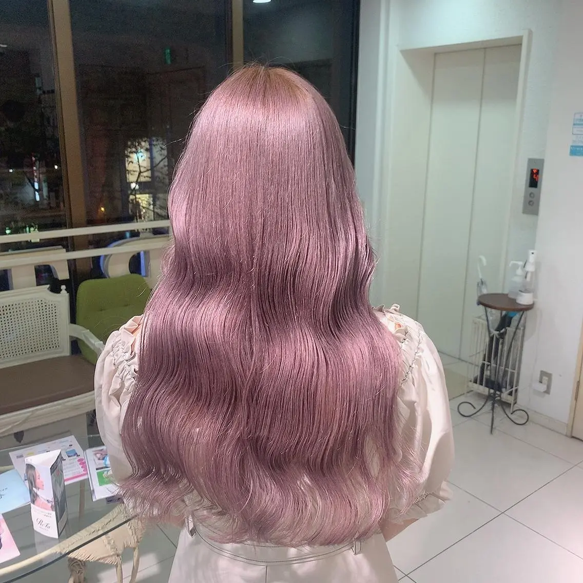 ロング ハイトーン職人 ♡推しカラー♡カイトのヘアスタイル