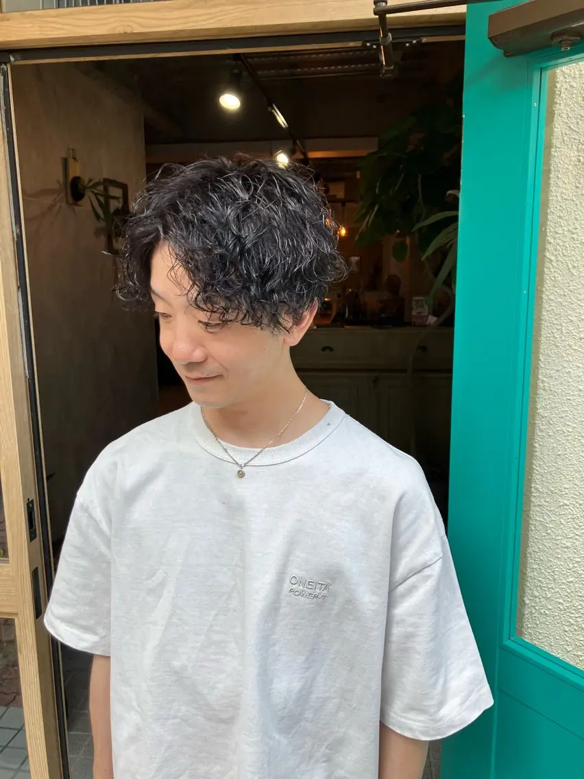 🌿メンズカット+特殊パーマ🌿¥15500⇒¥12,000の写真