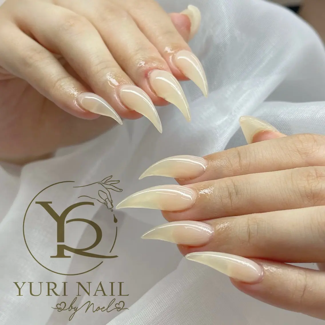 ネイル チークネイル フットネイル フレンチネイル グラデーション キラキラネイル ハンドネイル YURI Nail Funabashiのネイルデザイン