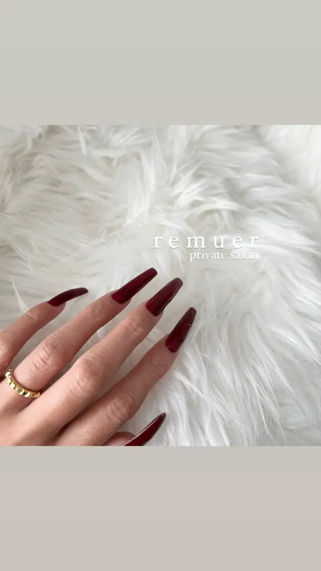 【hand nail】ワンカラー / off込みの写真