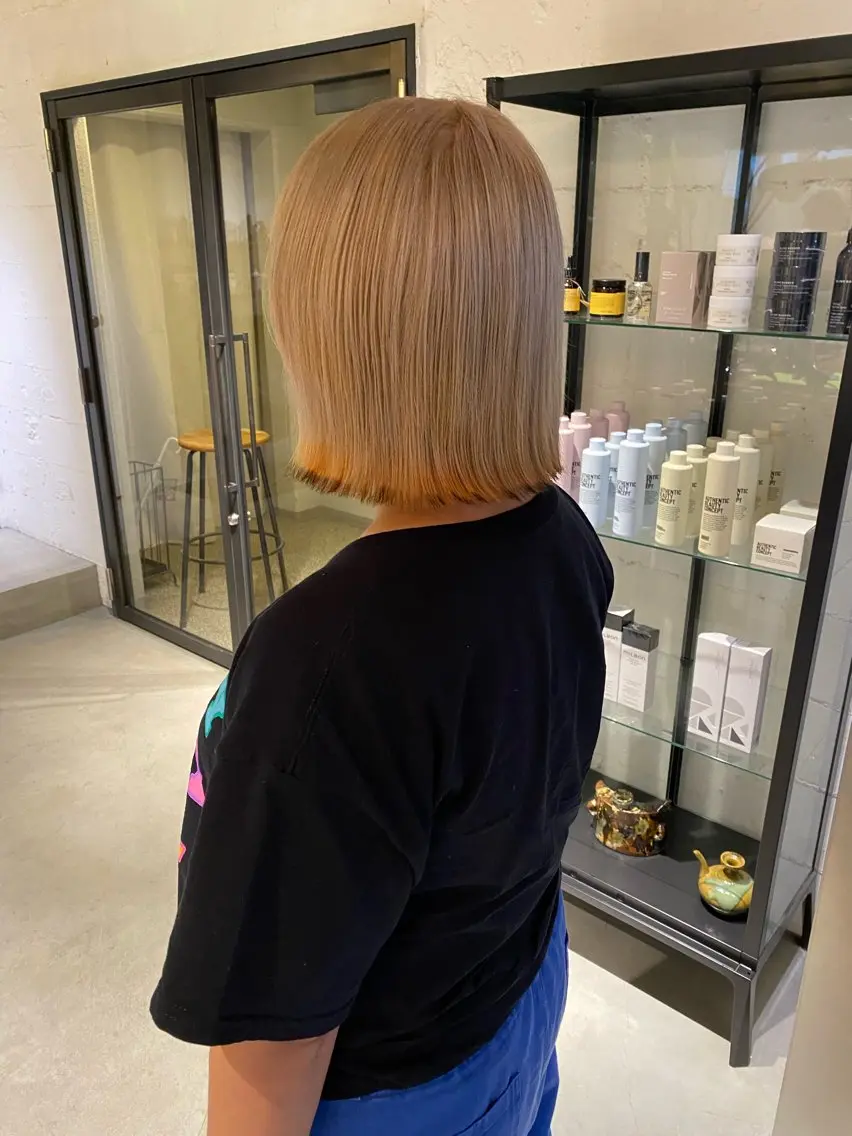 ショート ボブ 聖 来のヘアスタイル
