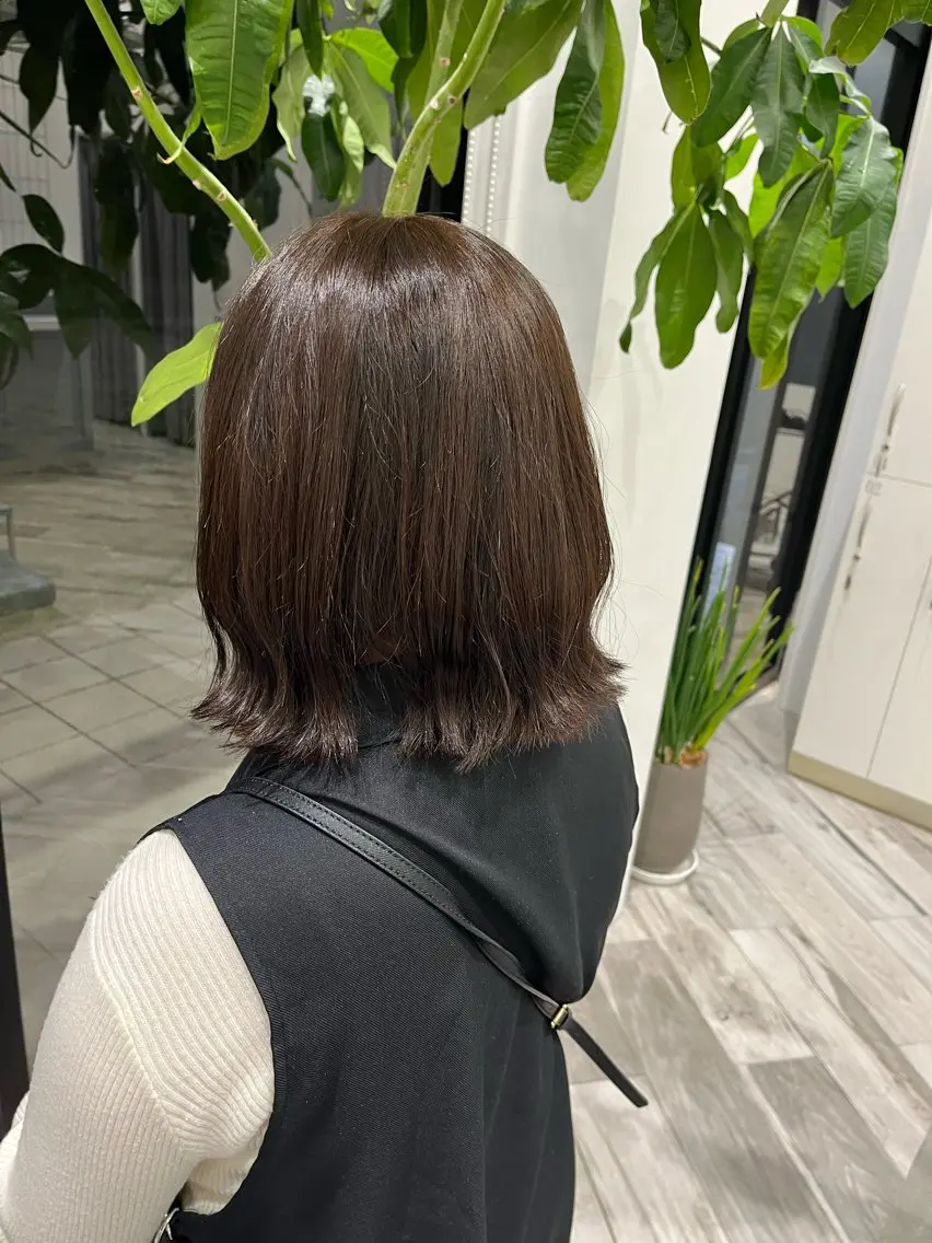 カラー オリーブカラー ヘアカラー 松井 沙弥香/熊谷のヘアスタイル