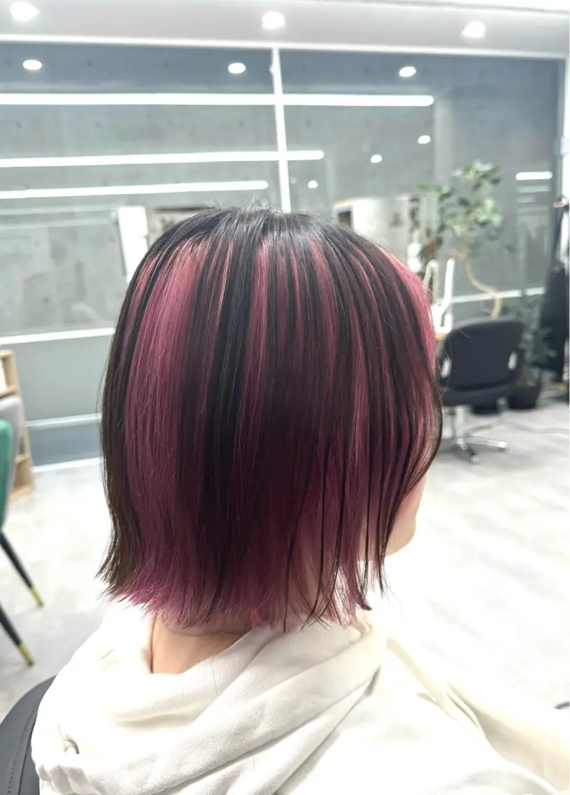 ショート カラー ボブ ヘアカラー トリートメント 艶髪✨ブリーチ職人 yasuのヘアスタイル