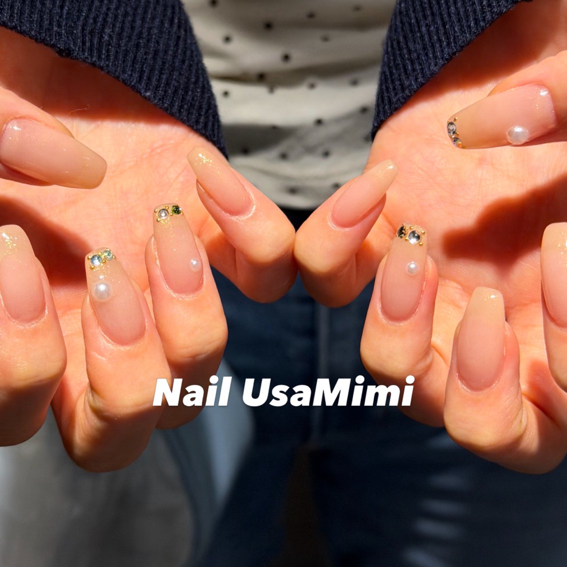 ネイル ハンドネイル 本町Nail Usa Mimi SAKIのネイルデザイン