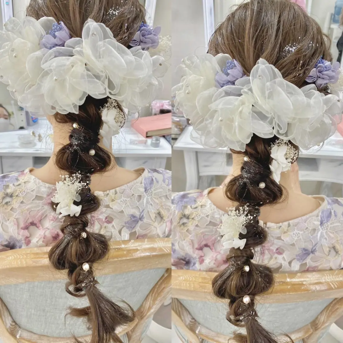 ヘアアレンジ ヘアセット ヘアセットサロン ココのヘアスタイル