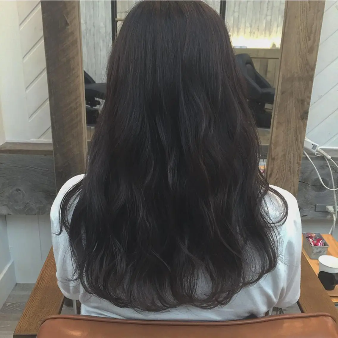 ロング カラー ブリーチ 前髪顔周り✂️店長 ❤️アマミヤ❤️のヘアスタイル
