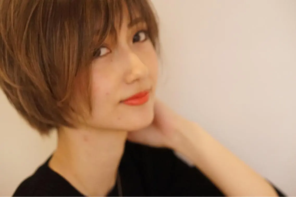ショート カラー ボブ ショート 特化 迫田紘史のヘアスタイル
