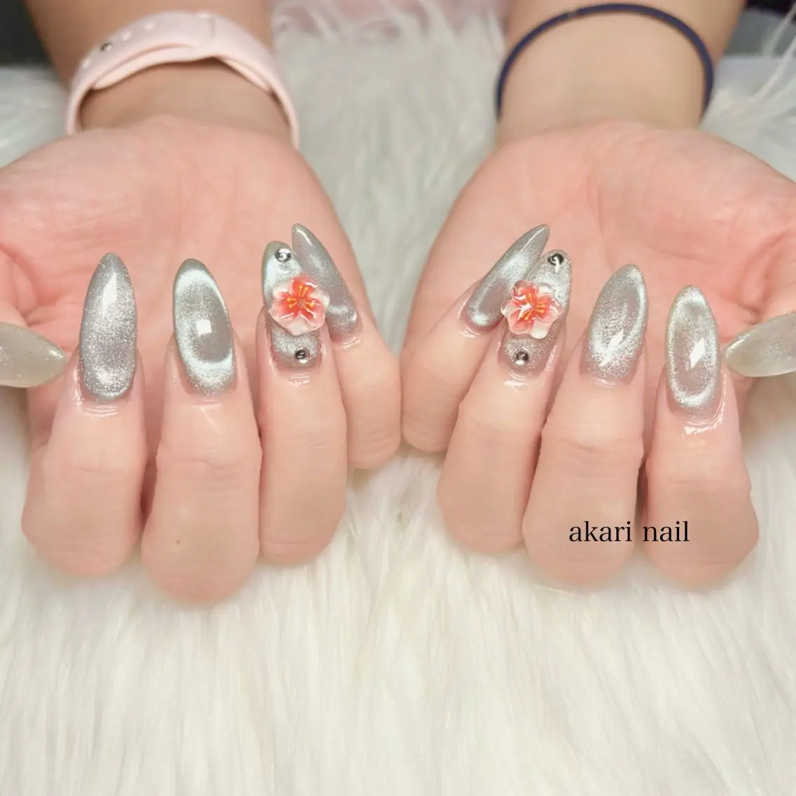 ネイル ハンドネイル フットネイル AKARI nail💅のネイルデザイン