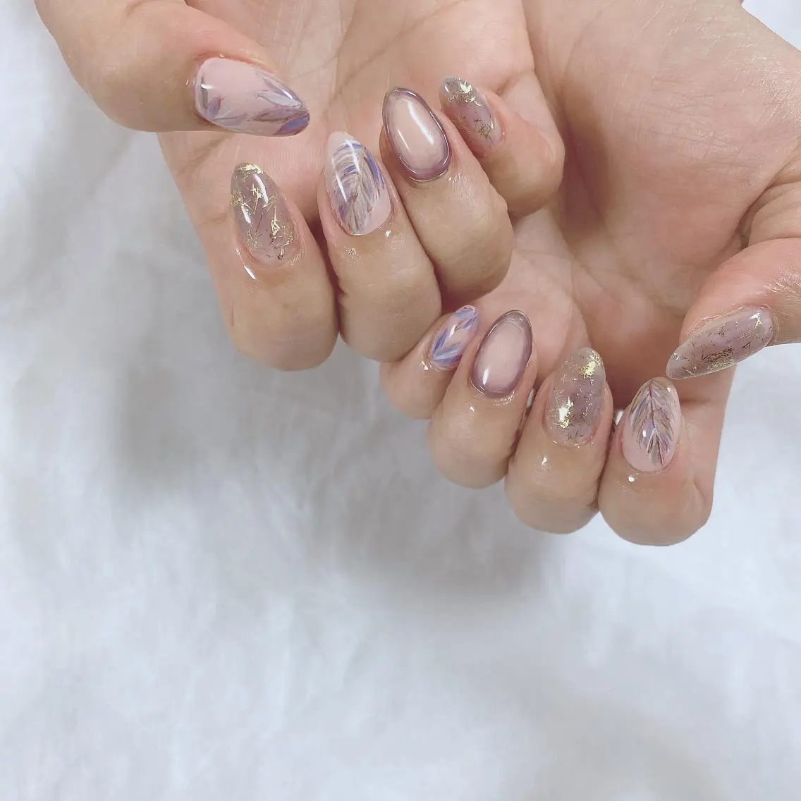 ネイル ミラーネイル SOL NAILのネイルデザイン