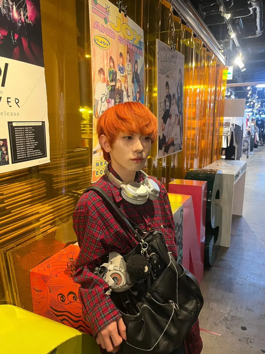 カラー オレンジ 片山 椋馬のヘアスタイル