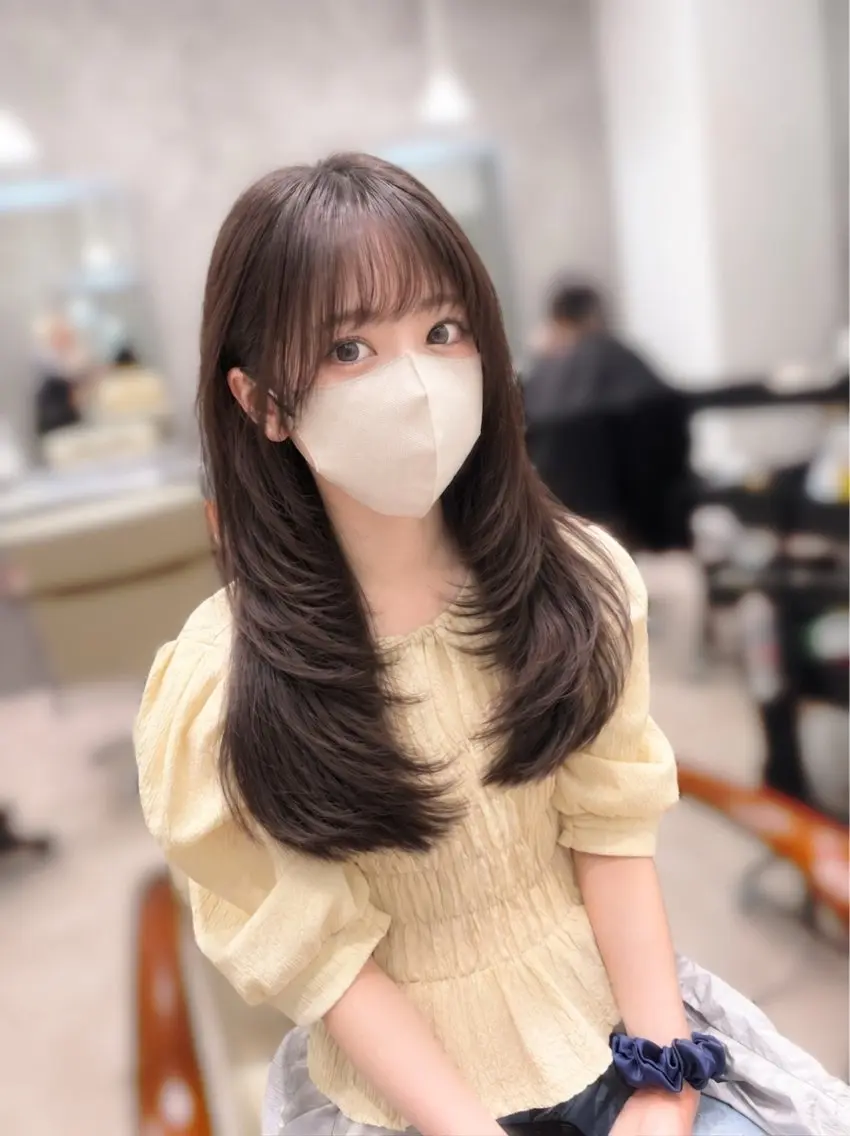 ロング カット MIHO 海外風レイヤーのヘアスタイル