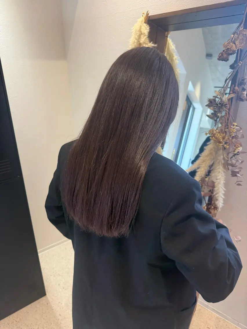 ロング カラー ラベンダーカラー Cherish 古田 瑞葵のヘアスタイル