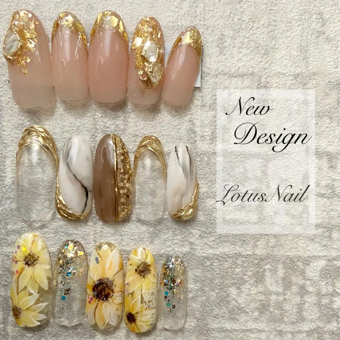 ネイル ニュアンスネイル 夏ネイル Lotus Nailのネイルデザイン