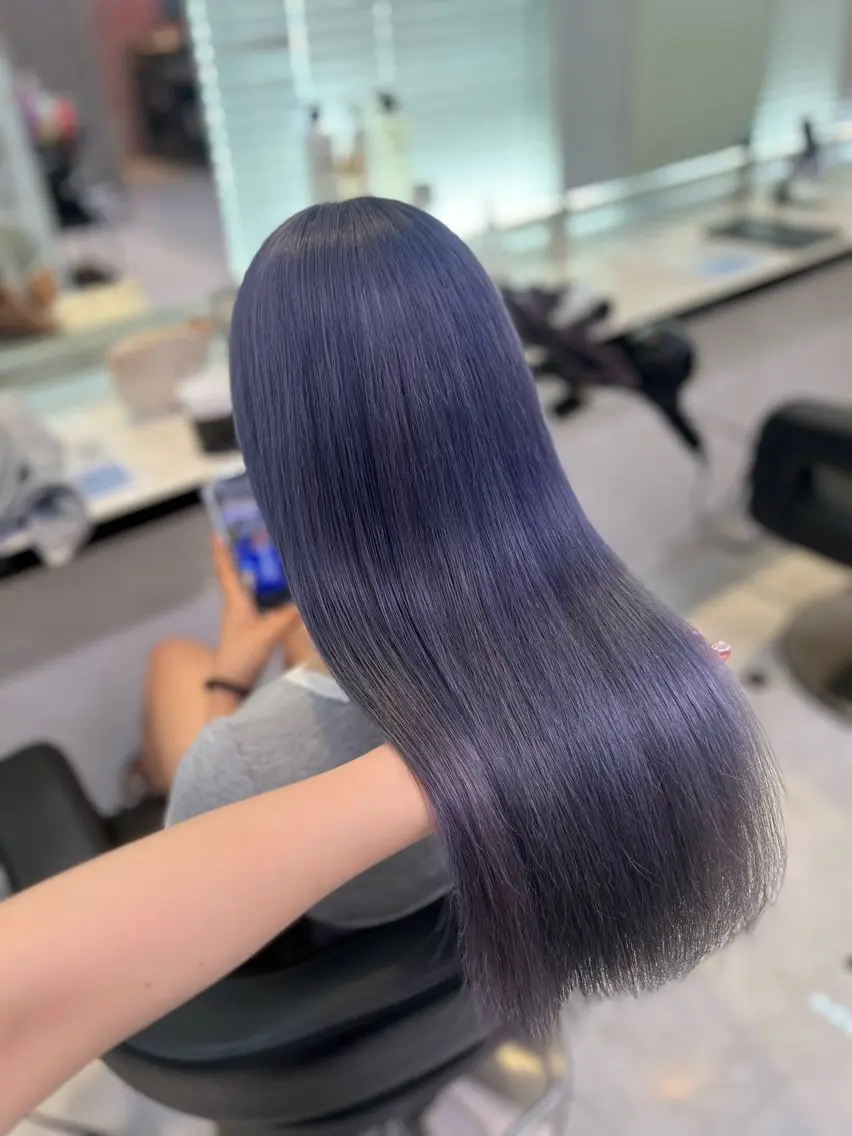 ミディアム カラー パーマ カット ヘアカラー トリートメント ヘッドスパ ヘアセット 💕上野美容師☁ ブリーチ💖サワのヘアスタイル