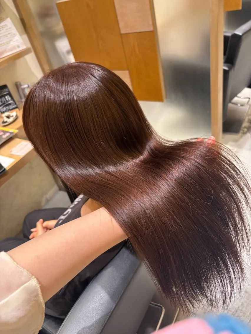 ロング カット ヘアカラー トリートメント 透明感ツヤカラー/ 縮毛矯正/静岡のその他イメージ