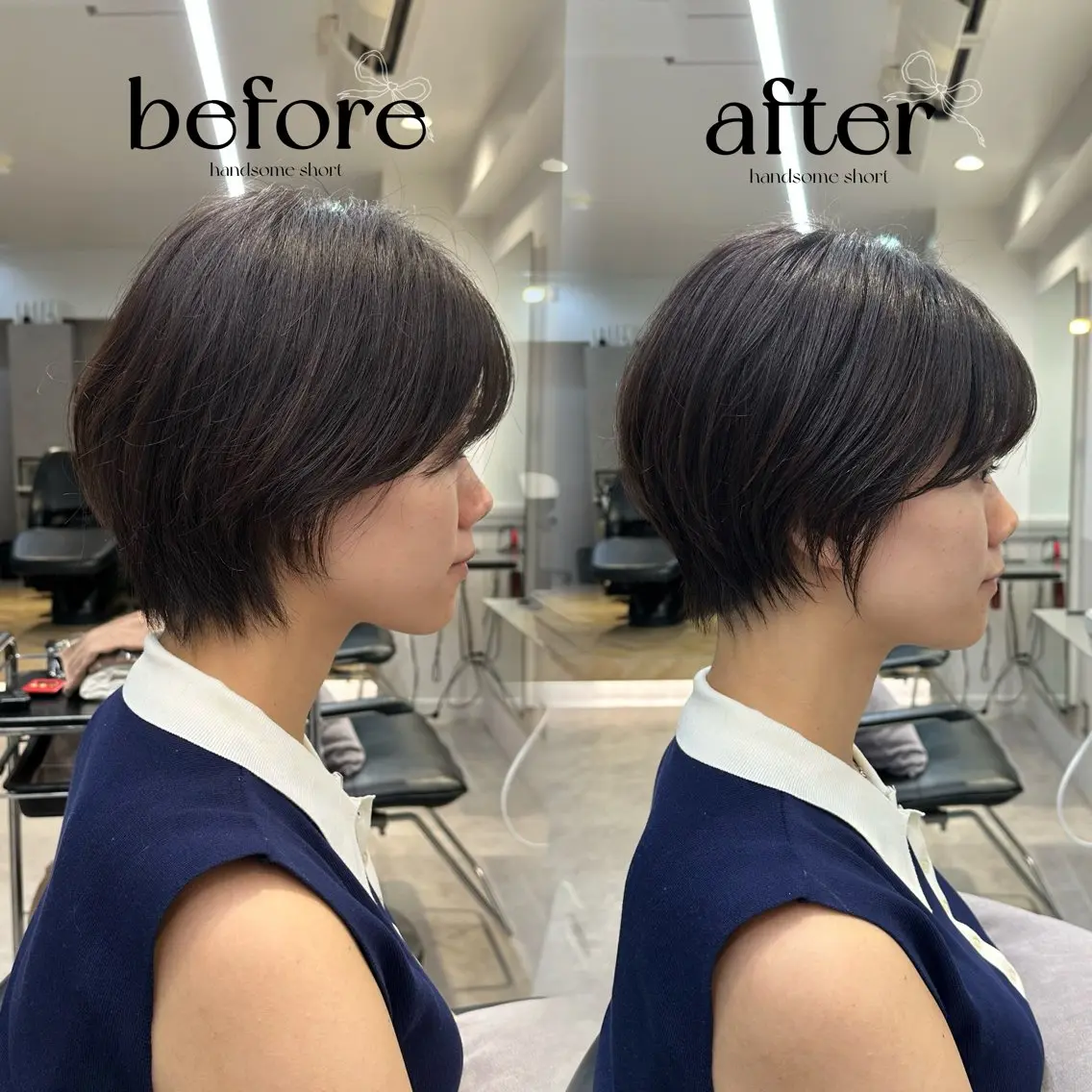ショート ハンサムショート ショートヘア あいこ/ショートカッ ト無料/銀座🌷のヘアスタイル