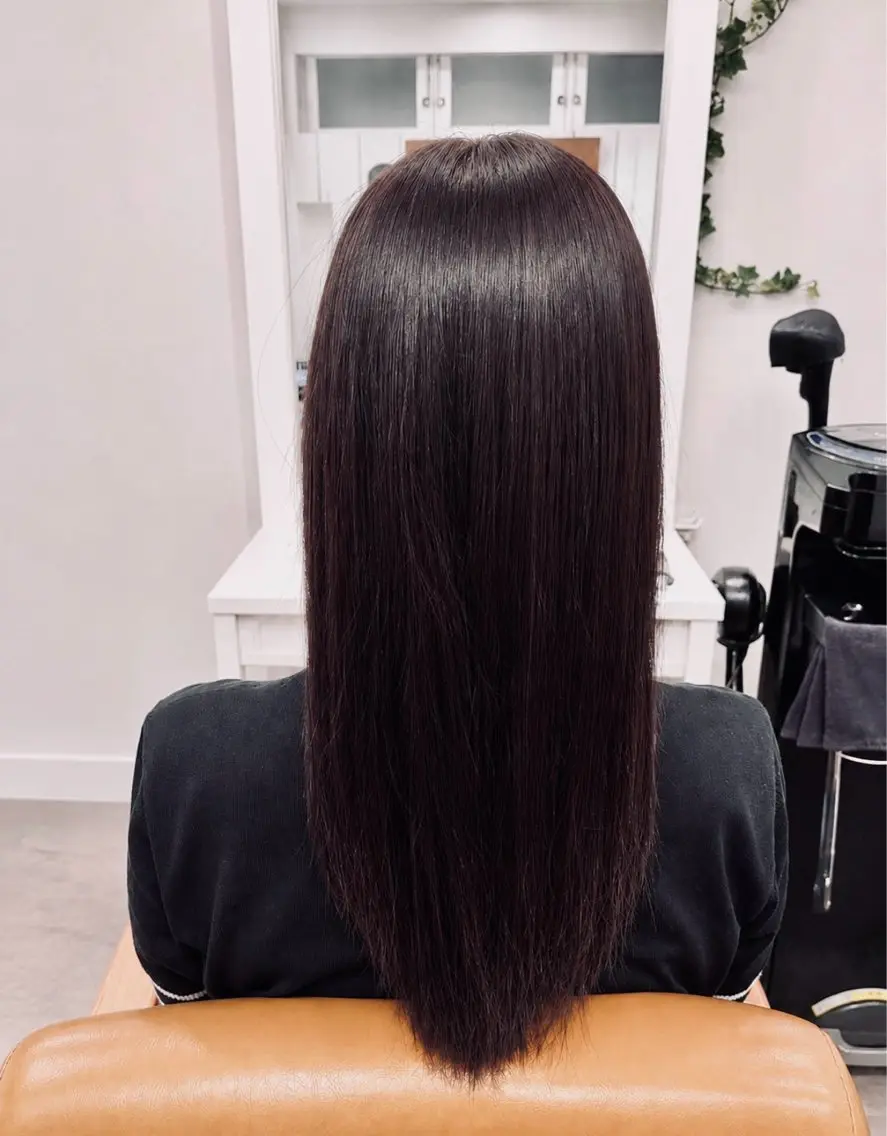 ロング 手島 美月のヘアスタイル