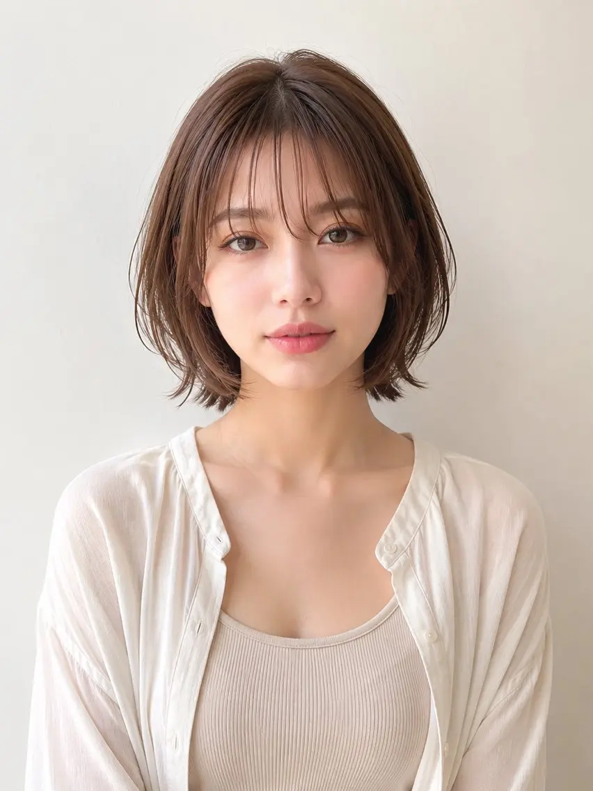ショート レイヤーカット/ ほたる🌼のヘアスタイル