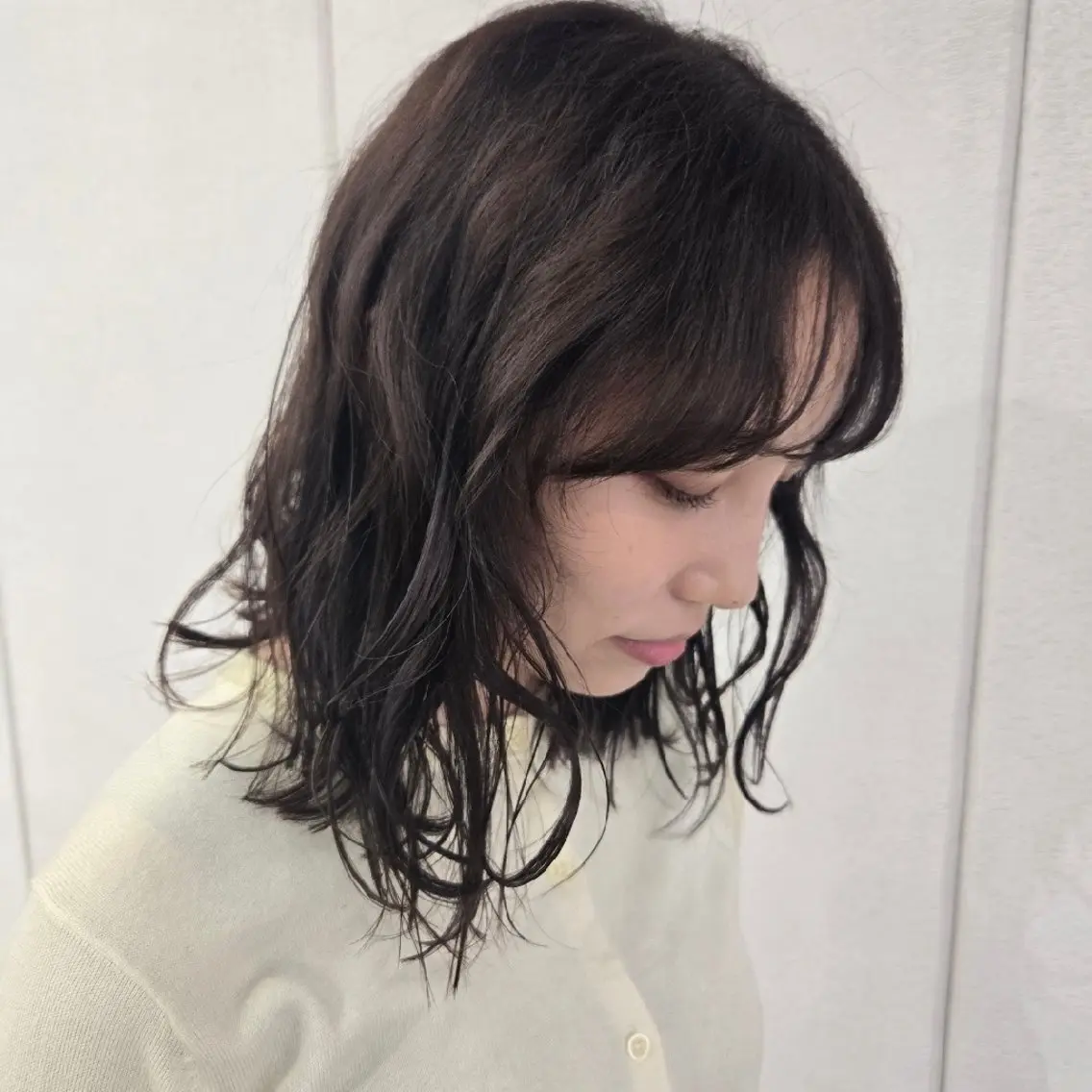 カラー 艶髪縮毛矯正×透明感 カラー◎mikuのヘアスタイル