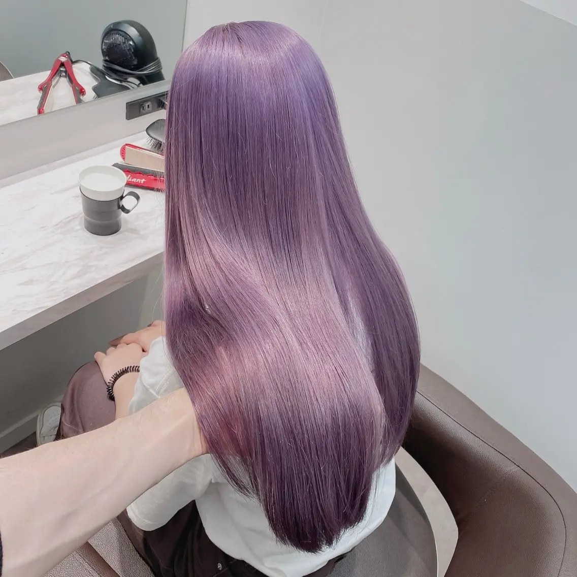 ロング カラー ヘアアレンジ メンズ ヘアカラー トリートメント ブリーチの髪様 MASATOのヘアスタイル