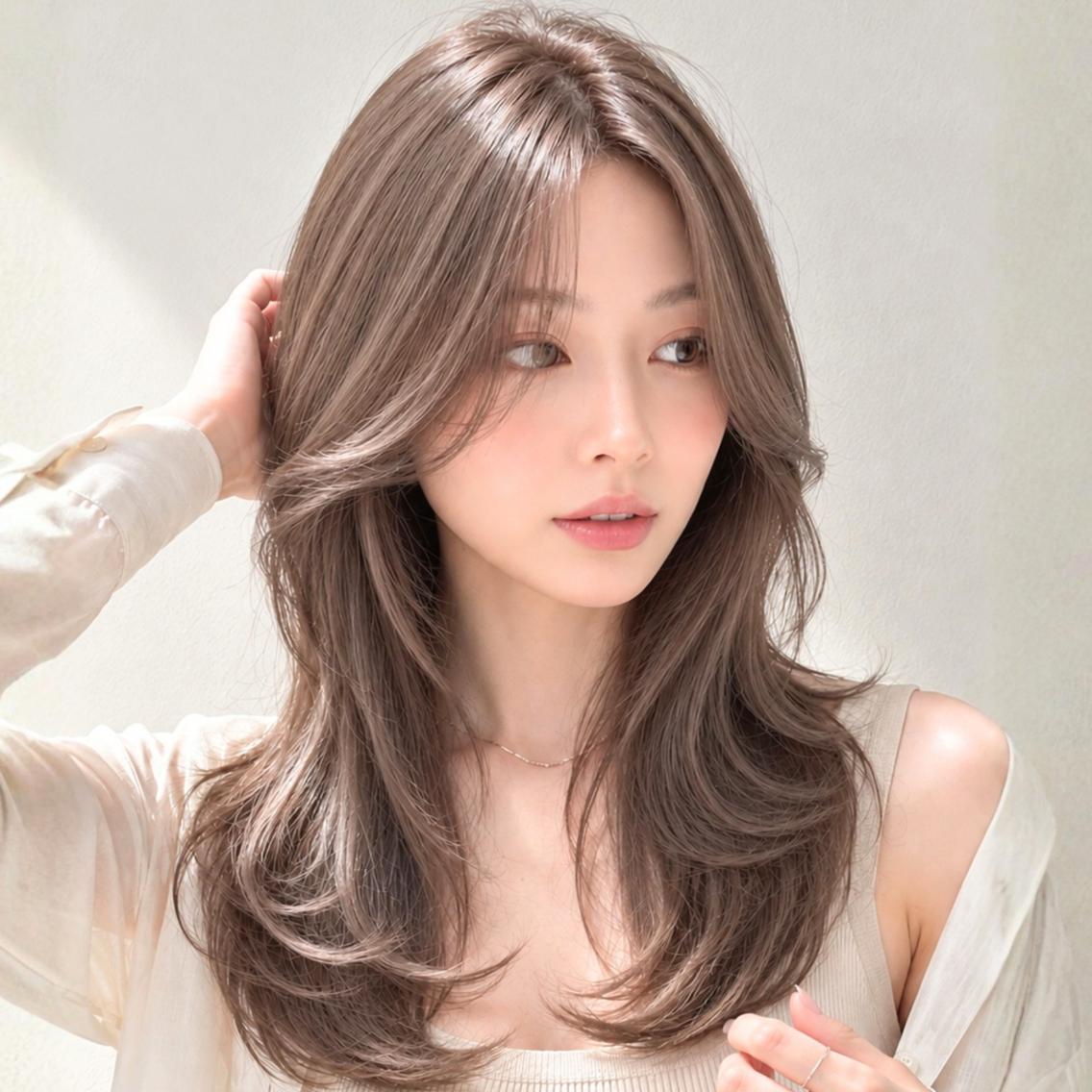 セミロング カラー SOURCE河原町/ ヘアケア🫧艶カラーのヘアスタイル