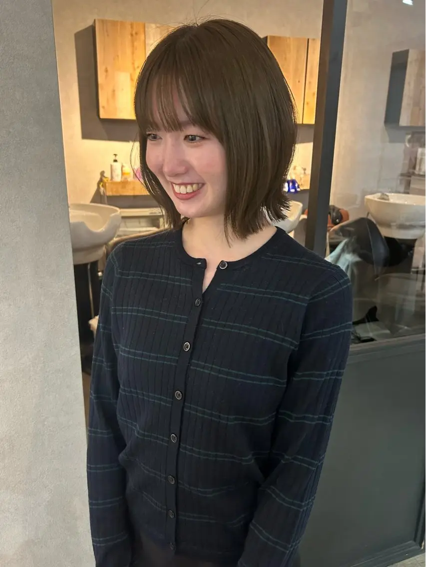 【🥣クチコミ限定クーポン🥣】似合わせカット＋透明感カラー＋炭酸クレンジング🚿🫧の写真
