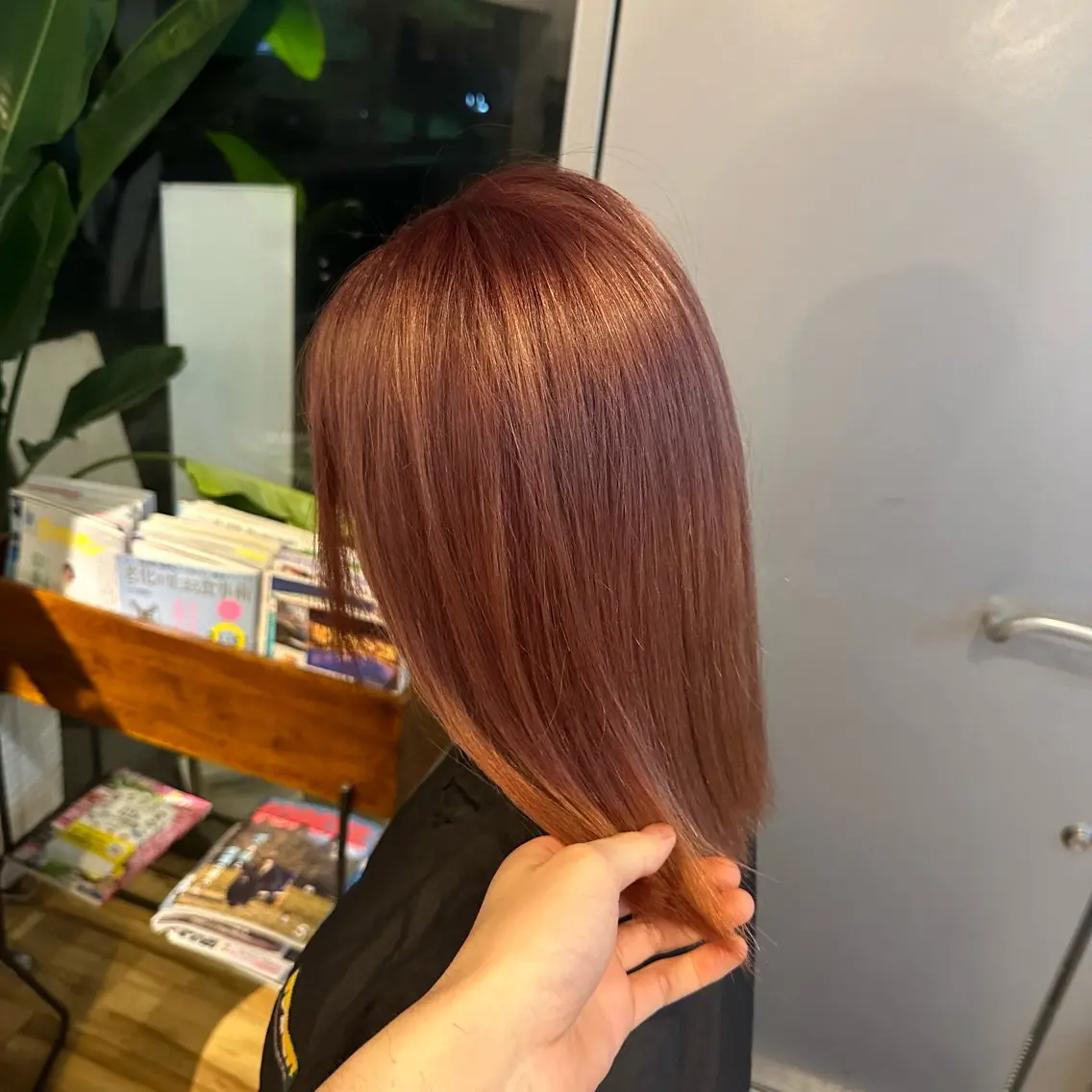 カラー ブリーチ ピンクカラー まさひろ /博多のヘアスタイル